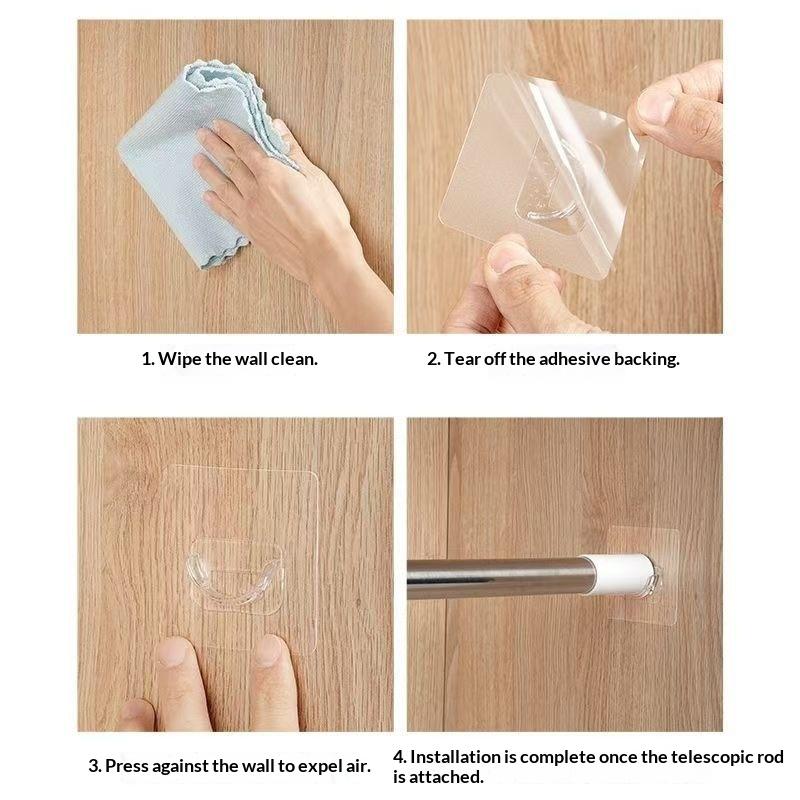4 buah pengait batang tirai tr - Curtain Rods ulasan dan harga
